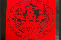 武漢三工激光打標(biāo)機，革新多張宣紙鏤空切割技術(shù)